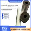 Tubo de isolamento à prova de fogo e retardante de chamas grau B1, borracha e plástico, folha de alumínio, isolamento térmico, isolamento acústico, absorção de choque, tubo de esgoto, algodão absorvente de som, tubo de borracha e plástico