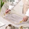 Prato de frutas de plástico PET armazenamento de artigos diversos de mesa prato de pratos para temperos de vegetais de cozinha estilo luxo leve transparente Phnom Penh prato de frutas