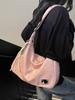 Bolsa de Viaje de Gran Capacidad para Comercio Exterior para Mujer Primavera y Verano 2025 Nueva Casual Nicho de Hombro Cruzada Bolsa Dumpling para Combinar con Todo