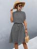 Moda Femenina Europea y Americana Transfronteriza Nueva Colección Primavera/Verano 2026 Sitio Independiente de Amazon Vestido de Moda Popular