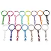 Llavero Pulido Electroplateado con Broche de Langosta, Anillo para Llaves, Cadena, Llavero con Broche de Langosta, Cadena Colgante, Colgante de Muñeca
