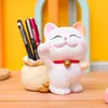 Venta Caliente Generador de Riqueza Gato de la Suerte Decoraciones para Mesa de Entrada Decoraciones para Caja Registradora de Supermercado Decoración de Coche Fabricantes Mayorista