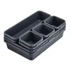 Caja Organizadora de Cajón para Artículos Varios de Plástico Divisor Se Puede Combinar Libremente con Objetos Pequeños Caja de Almacenamiento Pequeña para Escritorio