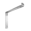 Soporte de Acero Inoxidable Engrosado en Forma de L Transfronterizo Soporte de Estante de Pared Marco de Soporte de Partición Tablero Colgante de Muro de Carga Estante de Almacenamiento