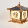 Luminárias de Pilar para Jardim de Villa, Luminárias de Pilar Solares, Capas de Pilar Elétricas para Cerca de Pátio, Luminárias de Pilar para Portão em Ambos os Lados do Portão