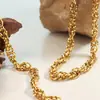 Tendencia de moda entrelazado europeo y americano exagerado hip-hop chicas calientes cadena gruesa collar de mujer pulsera conjunto de joyería al por mayor