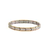 Bestseller transfronterizo, pulsera modular delgada de acero inoxidable de 7 mm, joyería europea y americana, no se decolora, pulsera unisex