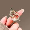 Design Sense Broche de cabaça em forma de cobra, broche criativo de nicho feminino de alta qualidade, elegante, corpete de moda, acessórios para casaco de terno