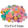 Cogumelo luminoso estéreo enfeites de carro diy chaveiro material Bolsa LED Luz Resina Mista Jóias Acessórios Brinquedo