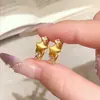 Popular no Xiaohongshu Ear Cuff Estrela Escovada Feminino Personalidade de Nicho Senso de Alto Padrão Brincos Estrela de Cinco Pontas de Zircônio Joia de Orelha Versátil