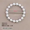 Hebilla Fija de Cintura de Moda de Gama Alta Bufanda de Seda Hebilla Decorativa para Bufanda Metal Perla Corazón Hebilla Nudada en la Esquina Accesorios