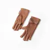 Guantes de Piel de Conejo Nuevos al por Mayor para Mujer, Estilo Coreano de Invierno Versátiles Cálidos Gruesos Guantes de Lana Tejida, Guantes de Estilo Estudiantil