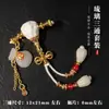 Juego de cuentas de vidrio blanco sin costura de tres vías para accesorios DIY, juego de cuentas universal para cuentas budistas, collares y pulseras