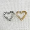 Aretes F136 Nuevos en Forma de Corazón con Circonita Incrustada Labio Uña Cruz Transfronterizo Aleación de Titanio G23 Joyería para Perforación Humana Uña para la Oreja