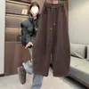 Calça de Moletom Plus Size para Mulheres, Espessada e Forrada com Fleece, Outono e Inverno, Cintura Elástica, Quente, Casual, Calça Larga Solta