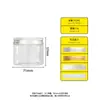 Latas de Plástico para Mascotas, Botellas de Embalaje de Plástico de Grado Alimenticio, Latas de 250 ml para Té de Flores, Botellas Dispensadoras de Crema, Botellas de Boca Ancha de PET al por Mayor