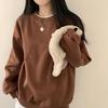 Suéter retro versátil y elegante personalizado para mujer, primavera y otoño, nuevo, blusa holgada de longitud media estilo coreano pequeño.