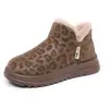 Botas de Algodón para Mujer de la Tribu Moon-stepping con Forro Polar Añadido y Engrosamiento, Suela Suave, Zapatos de Mujer de Moda con Lunares, Antideslizantes, Resistentes al Desgaste, Cómodos, Zapatos Casuales sin Cordones