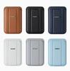 Adequado para Apple 16Magsafe Magnético Armazenamento de Cartão de Crédito Porta-Cartões Porta-Cartões de Couro Suporte Dobrável Porta-Cartões Magnético Forte