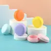 Caixa de creme de 5ml10g cor Macaron pote sub-embalado máscara labial ocular emulsão pequena amostra garrafa plástica vazia material de embalagem