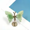Adornos de Mariposa de Cristal Natural, Decoraciones Creativas para el Hogar, Tallados de Alas de Mariposa, Manualidades de Venta Caliente Transfronterizas