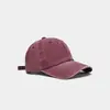 Boné de Baseball com Copa Macia Ampliada e Aprofundada, Boné de Sarja Denim Lavado e Desgastado para Mulheres com Grande Circunferência de Cabeça, Aba Larga, Chapéu Emagrecedor para Homens