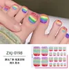 Pegatinas de Manicura de Verano Transfronterizas Nuevas Pegatinas para Pies Impermeables Teñido Arcoíris Polvo de Cebolla Brillo Pegatinas para Uñas de los Pies Pegatinas Personalizadas para Uñas