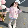 Roupas de Outono para Meninas Jaqueta 2026 Novo Estilo Jaqueta Infantil Roupa Infantil Estilosa Corta-vento para Menina Top Estilo Primavera e Outono para Bebê