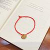 Pulsera de gatito con sésamo negro y queso negro de Luo Xiao, pulsera en blanco y negro, un bonito y atractivo regalo de nicho para novias.