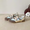 Aumenta a altura 4cm~Couro Genuíno Solado Macio Esportivos Ballet Mary Jane Sapatos Femininos 2026 Verão Novo Fecho Mágico Casuais Sapatos Únicos