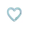Clips de Resorte Coloridos, Anillas Abiertas Redondas, Anillas de Resorte en Forma de Corazón, Accesorios para Llaveros DIY, Conectores de Aleación