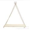 Estante de Pared de Madera Estante de Pared Colgante Decoración de Balcón Estante de Almacenamiento para Macetas de Plantas Verdes Estante de Almacenamiento Colgante con Cuerda de Cáñamo para Pared