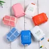 Atacado de fábrica caixa de remédios portátil de três camadas com 8 compartimentos, pequena caixa de remédios para subembalagem, caixa de armazenamento, mini caixa de remédios portátil, caixa de remédios para publicidade