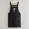 Avental de Desenho Animado Fashion Impermeável Cozinha Uso Doméstico Verão Avental Fino para Cintura Estampado LOGO Uniforme de Trabalho para Catering