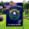 Amazon Transfronteiriça 2026 Dia da Independência Americana 250º Aniversário Bandeira de Jardim Novo Estilo Bandeira de Decoração de Quintal Personalização