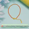 Pulsera de Hilo Rojo del Año Zodiacal de Plata Pura 999 con Doble Fila de Cuentas para Mujer, Pulsera de Lujo Ligero, Pulsera de Cuerda Trenzada Popular en Xiaohongshu de Buena Suerte