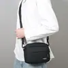Maletín unisex, bolsa de tela Oxford de nailon a prueba de salpicaduras, bolso bandolera para hombre, bolsa de cajero multibolsillo, bolsa casual
