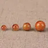 Cuentas de Madera de Durazno con Mantra de Seis Caracteres, Cuentas Talladas de Madera de Durazno Real, Cuentas Sueltas, Accesorios para Manualidades, Cuentas, Cuentas Separadoras, Productos Semiacabados