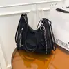Bolso Tote Grande de Estilo Retro para Mujer, Bolso de Hombro a la Moda para el Trabajo, Mochila Casual, Bolso Cruzado para Mujer