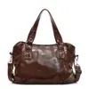 Bolso tote transfronterizo de cuero suave de gran capacidad para el hombro, artículo popular de comercio exterior, bolso cruzado tipo tote casual con tachuelas para mujer