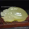 Jade Xinjiang verde y jade blanco ojo de gato Dragón de la Suerte pieza de mango de tortuga armadura rica mundo colgante de tortuga dragón tortuga dragón mango para hombres y mujeres