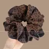 Novo modelo 2026 scrunchie de cetim preto para mulheres, elástico de cabelo de alta qualidade, elástico elegante para rabo de cavalo baixo, acessório de cabelo estilo casual