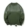 Tejidos de Color Degradado Ropa Interior de Algodón para Jóvenes Tejidos de Moda Chaqueta Gruesa de Punto Estilo Perezoso para Hombre