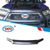 Tixinrui é Adequado para Toyota Hilux com Saídas de Ar, Preto Fosco Pedra de Areia Bloqueio Protetor Acessórios Decorativos para Caminhonete Off-Road