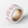 Pegatinas Lindas de Dibujos Animados Rosas Estilo Ins para Decoración DIY de Vacaciones, Pegatinas de Sellado, Etiquetas de Agradecimiento