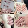 Armadura semi-feita à mão com aspecto de usada veludo laço branco manicure fofa e delicada olho de gato manicure gatinho 10 peças