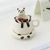 Taza de Agua de Cerámica de Aspecto Elevado, Taza de Té Creativa Linda Personal, Taza, Taza de Té y Café Souvenir Regalo