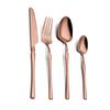 Conjunto de Talheres de Aço Inoxidável de Cintura Fina 24 Peças Conjunto de Presente Cruzado Amazon Faca, Garfo e Colher Ocidentais para Bife, Colher de Sobremesa