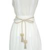 2018 Novo cinto feminino decorativo com borla de cabelo de vison, simples, combina com a moda coreana, suéter, corda de cintura fina, corrente de cintura
