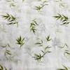 Em Estoque 100g Grade de Bolhas Grandes Folha de Bambu Estampa Chiffon Estilo Chinês Camisa Vestido Feminino Touca Tecido Infantil